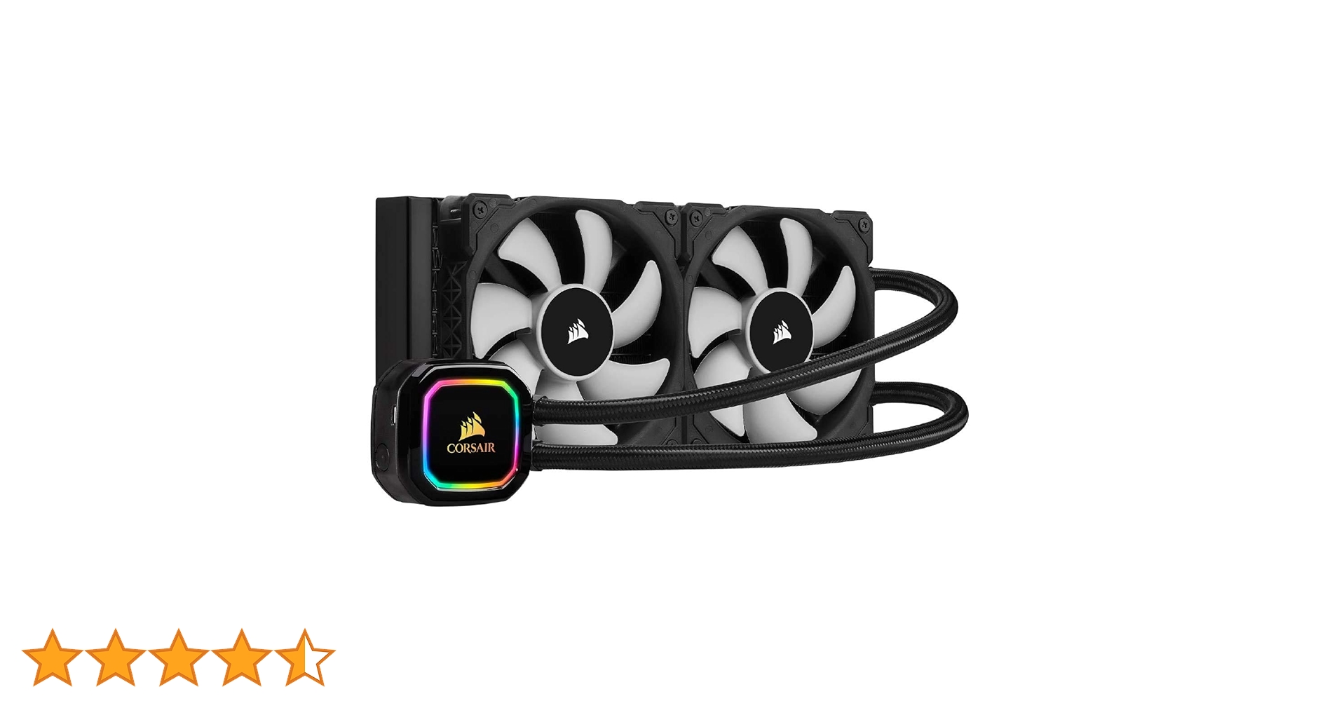 Amazon | Corsair iCUE H100i RGB PRO XT 簡易水冷CPUクーラー RGB搭載